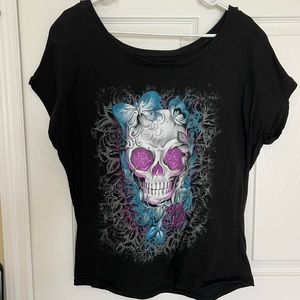Lethal Angel skull sleeveless tshirt, never worn
